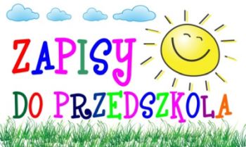 napis zapisy do przedszkola