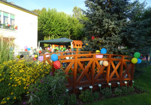 Piknik Rodzinny w ogrodzie przedszkolnym.