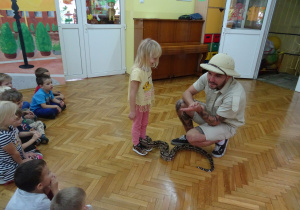 Zwierzęta egzotyczne w przedszkolu.