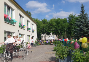 Zabawy na Pikniku. Przejażdżka bryczką.